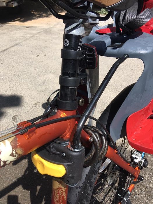 Продам кресло детское для велосипеда