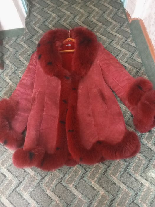 Натуральная дублёнка б.у.