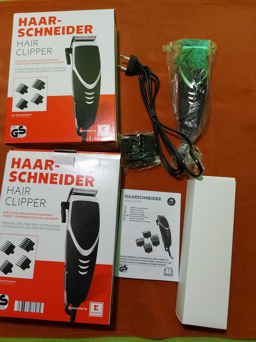 Aparat / Masina  electrica pentru tuns -220V, cu accesorii (NOU)