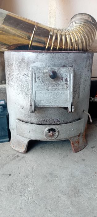 Cazan de baie cu focar