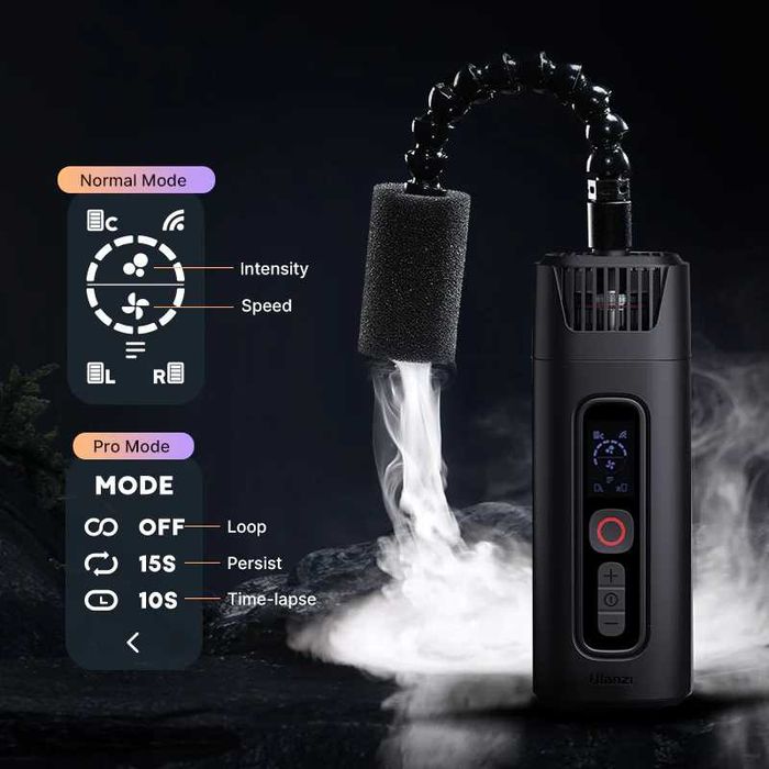 Портативный дым машина. Ulanzi Filmog Ace FM01 и FM02. Есть доставка