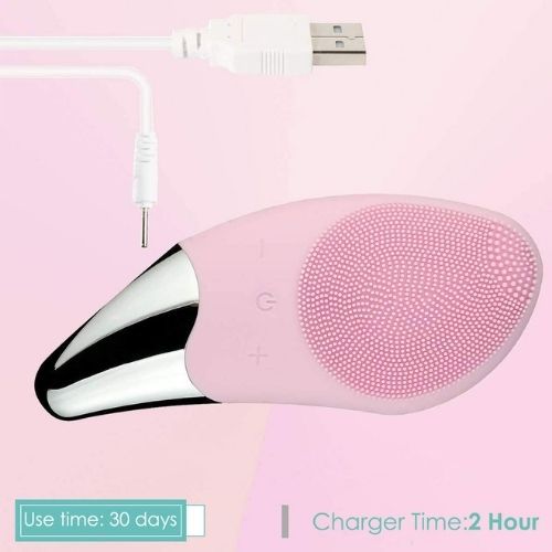 НЕМСКИ Ултразвукова масажна четка за почист – Fasial brush + ЛЕД ФЕНЕР