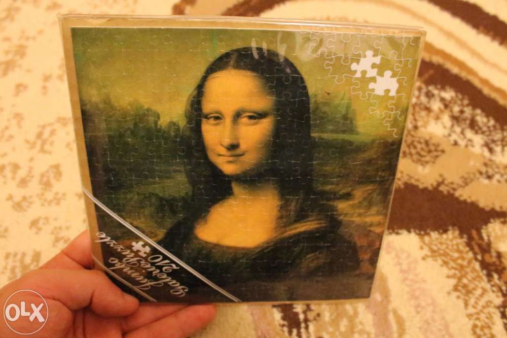 Puzzle Mona Lisa de Leonardo Da Vinci Cadou Craciun Jumbo Galerie