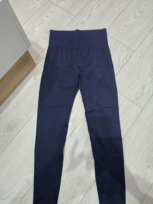 Син дамски клин с повдигащ ефект