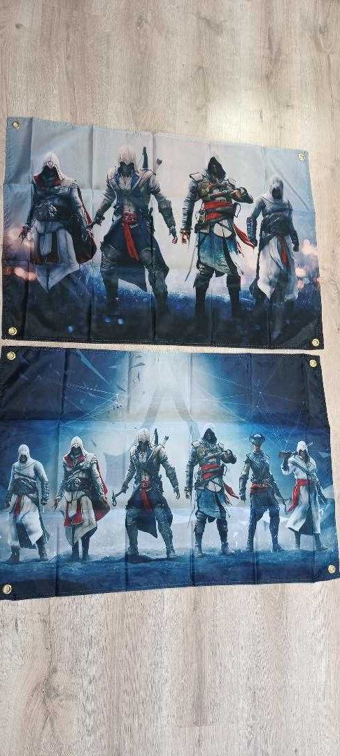 ASSASSIN CREED - steag 60/90 cm decor , gaming, Fanflag