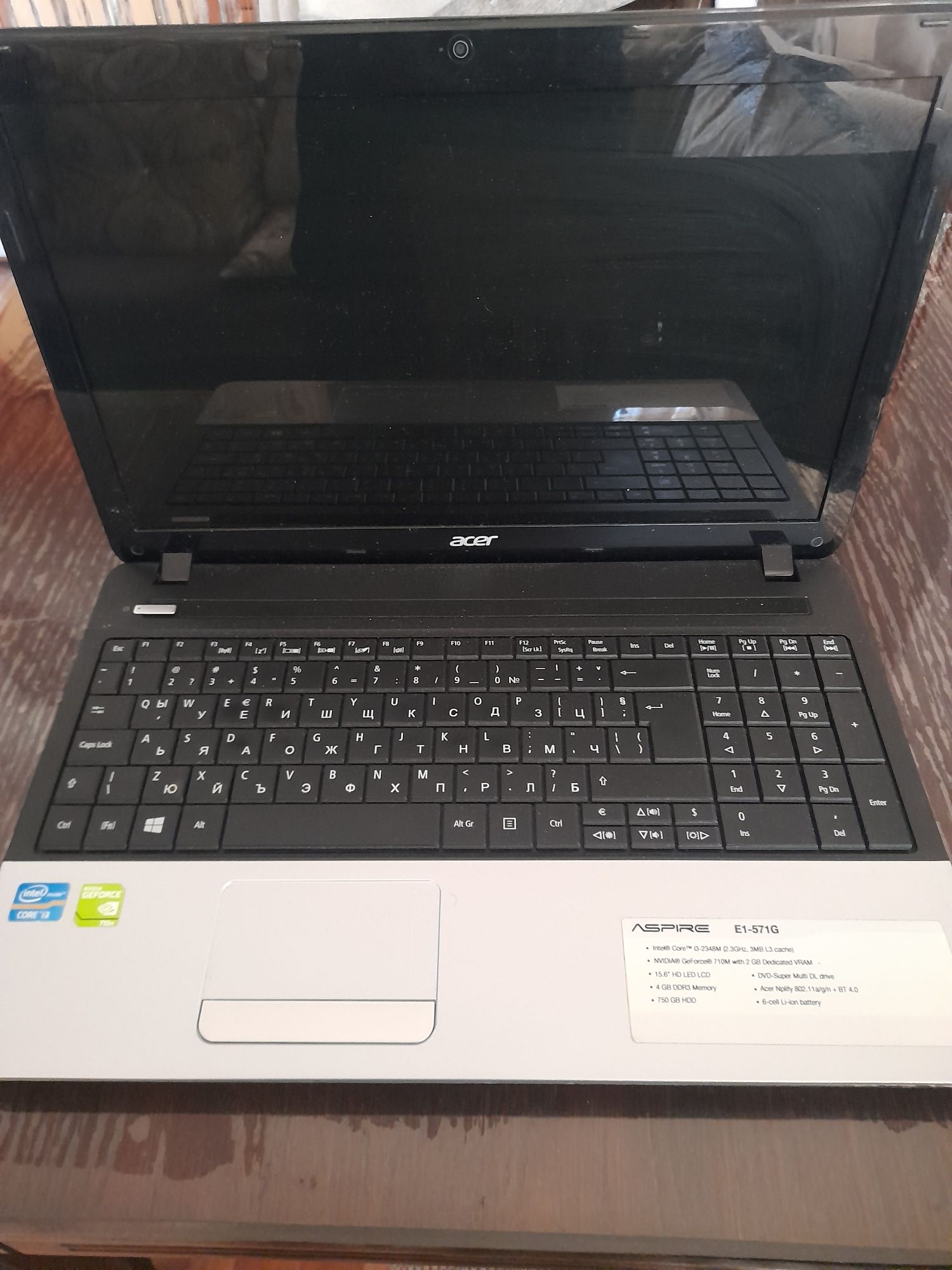 Лаптоп ACER ASPIRE E1 571G