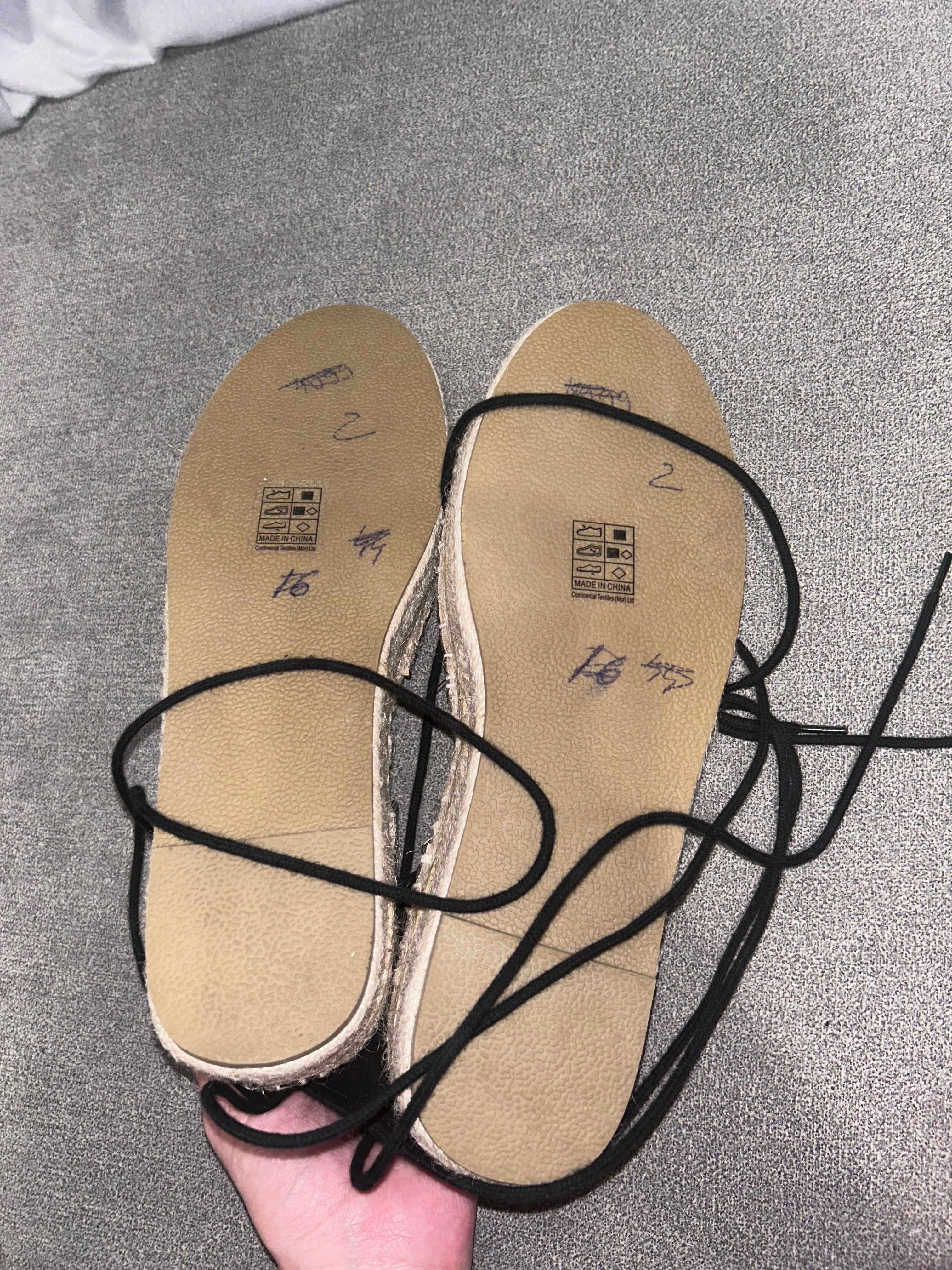 Espadrile cu talpă înaltă