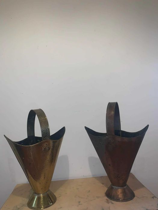 Suport de unbrele din cupru/alama vintage