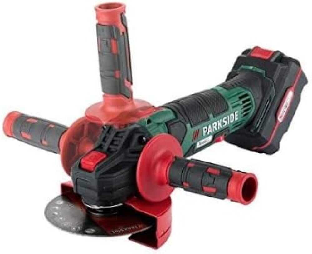 Polizor unghiular Parkside flex 125 mm + baterie 20V-2A + incarcator