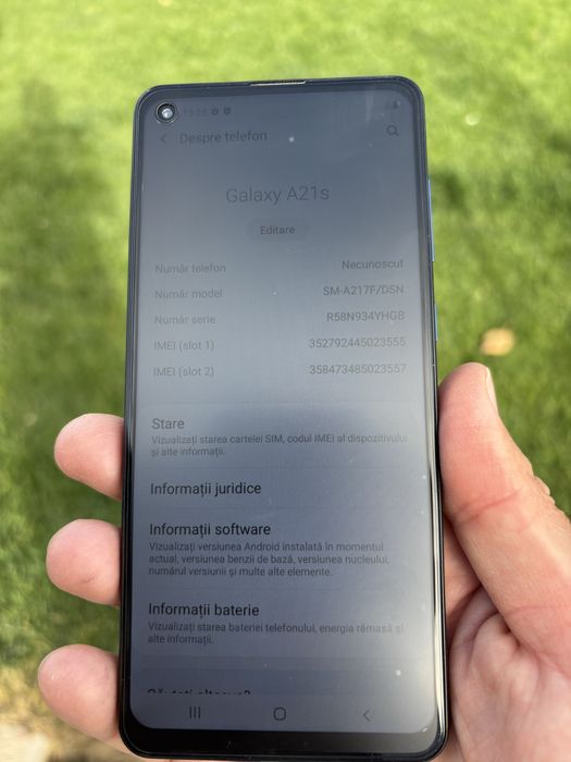 Samsung A21s impecabil original 3GB RAM 32GB ROM perfect functional