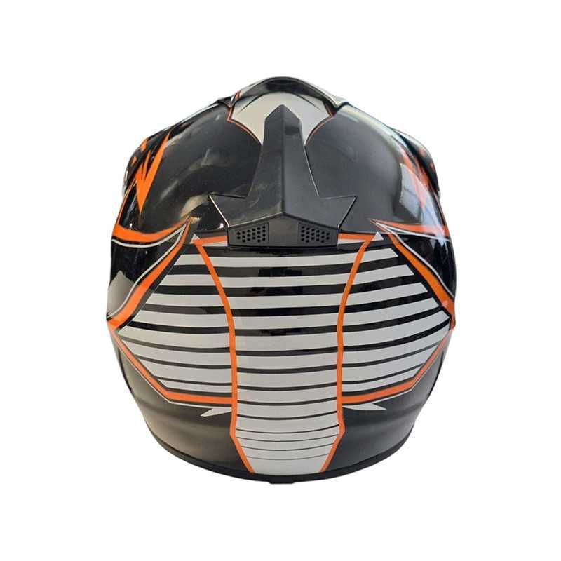Кросова каска ACEBIKE, Full Face, DOT, Размер: M-L -Вело, Мото, Скутер