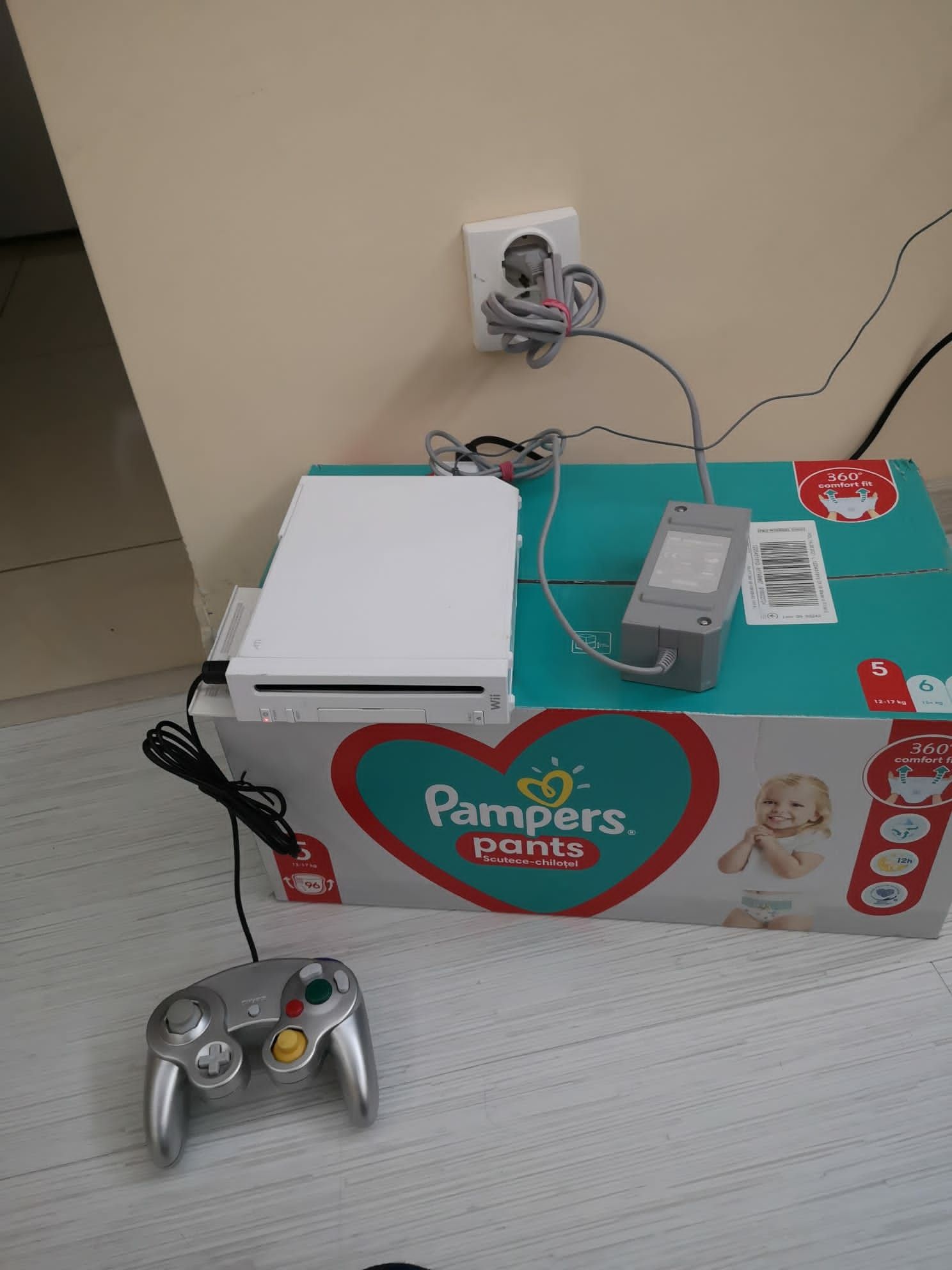 Nintendo Wii albă modata