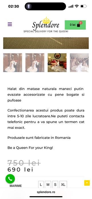 Halat sexy , alb, lung cu pene si trena pentru mirese sau sedinte foto
