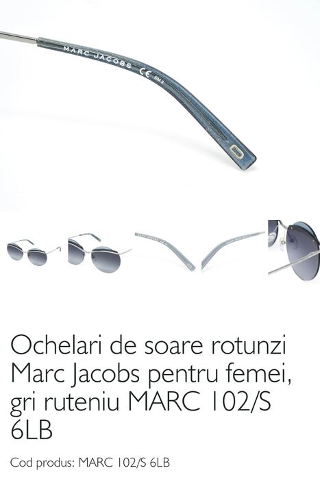 Ochelari Soare Marc Jacobs Damă 102S 6LB/90/ Import Germania