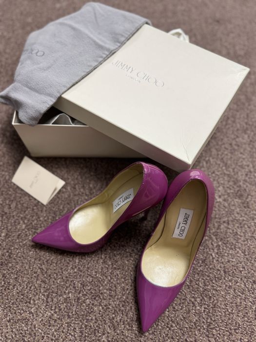 Pantofi Jimmy Choo Anouk originali cu toc inalt