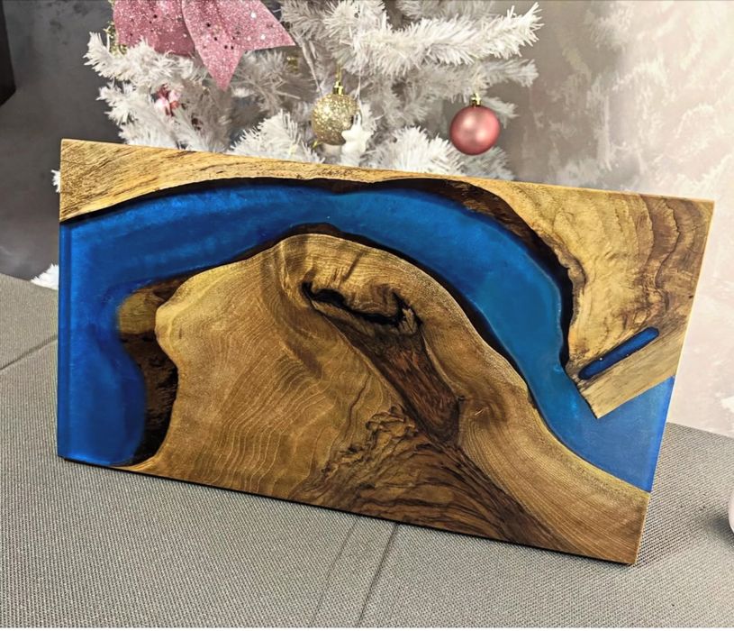 Уникални дъски за рязане и сервиране на мезета от орех и дъб