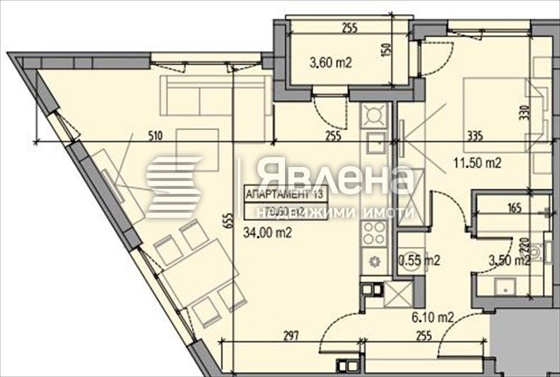 Продава се Двустаен апартамент в София, Подуяне - 85 кв.м за 1731 €/кв.м - Снимка #3
