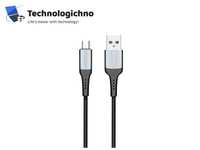 Кабел DeTech DE-43m2 Micro USB 2m Black