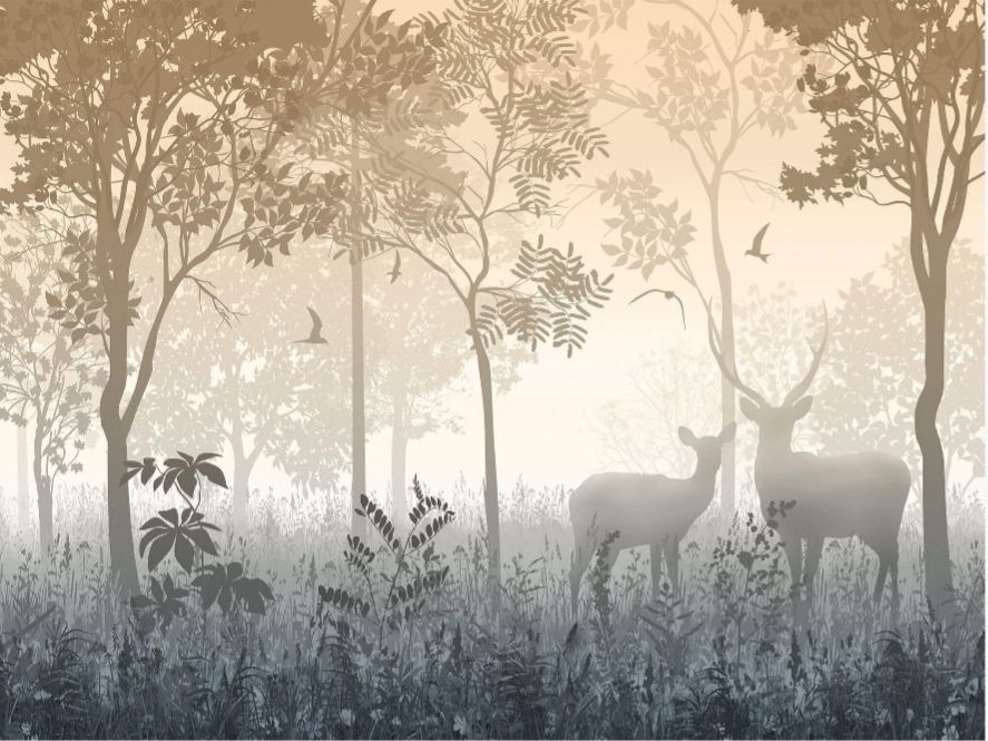 Художники  роспис стену