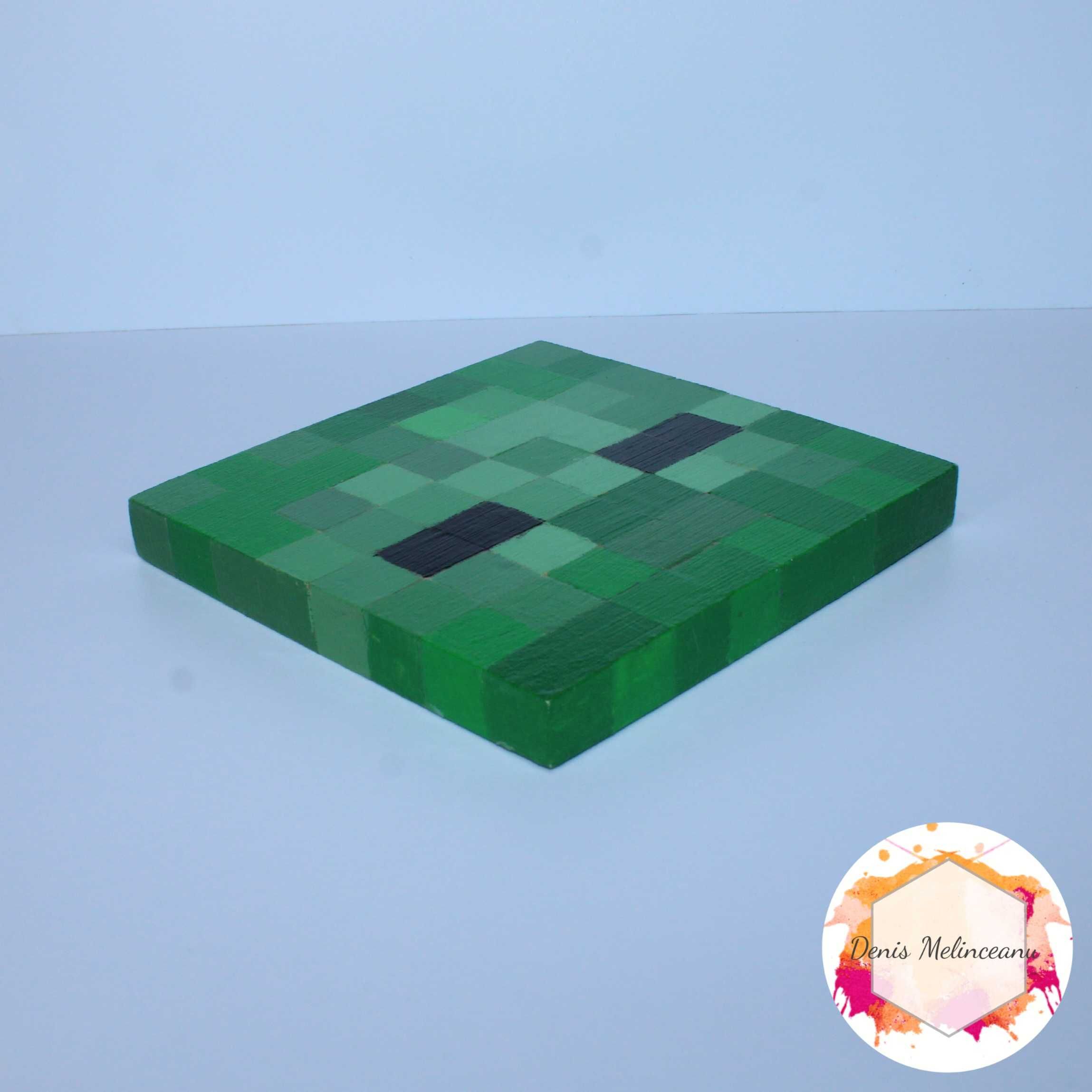 Figurină din lemn ZOMBIE Minecraft
