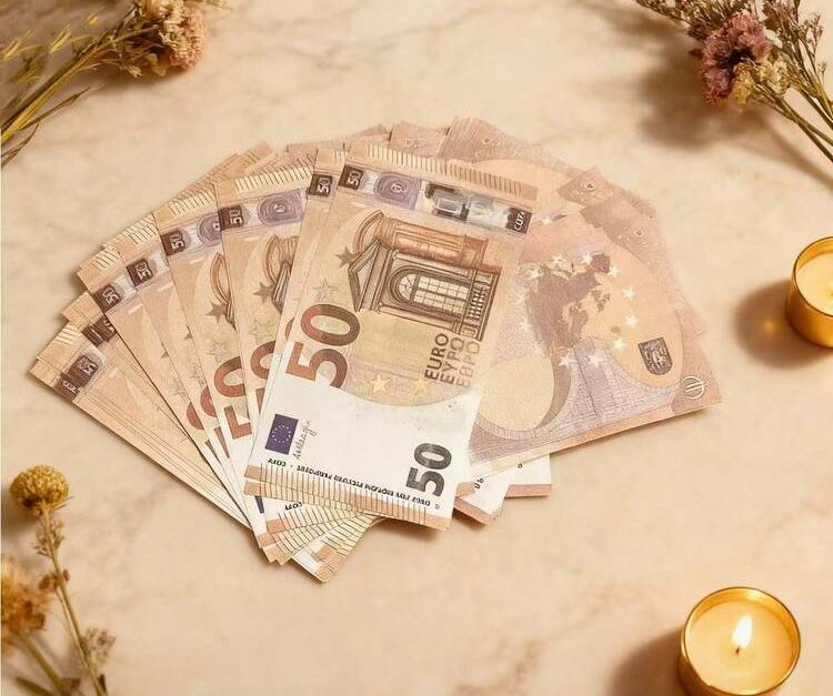Recuzită bancnote 50 EUR – 20 buc – doar decor