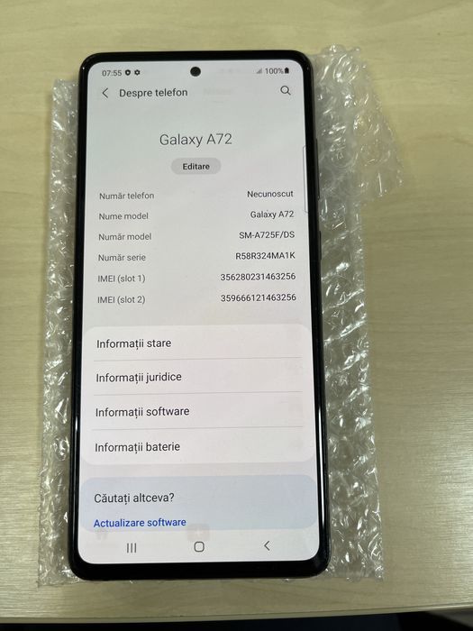 Samsung Galaxy A72 128GB Black ID-njx003