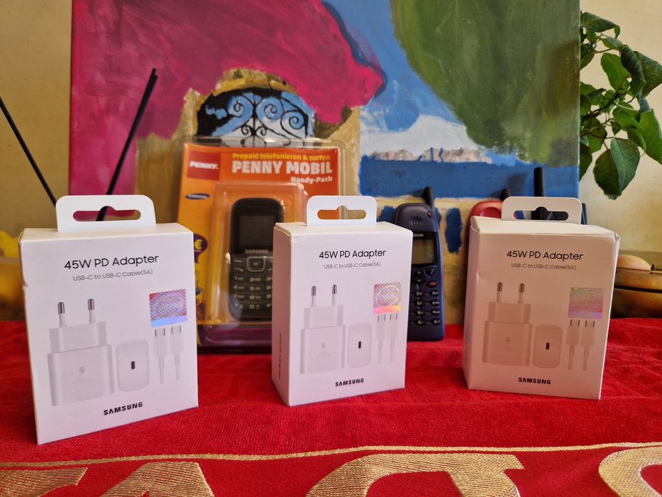 Incarcator Samsung 45W Fast Charge + Cablu USB C 1M