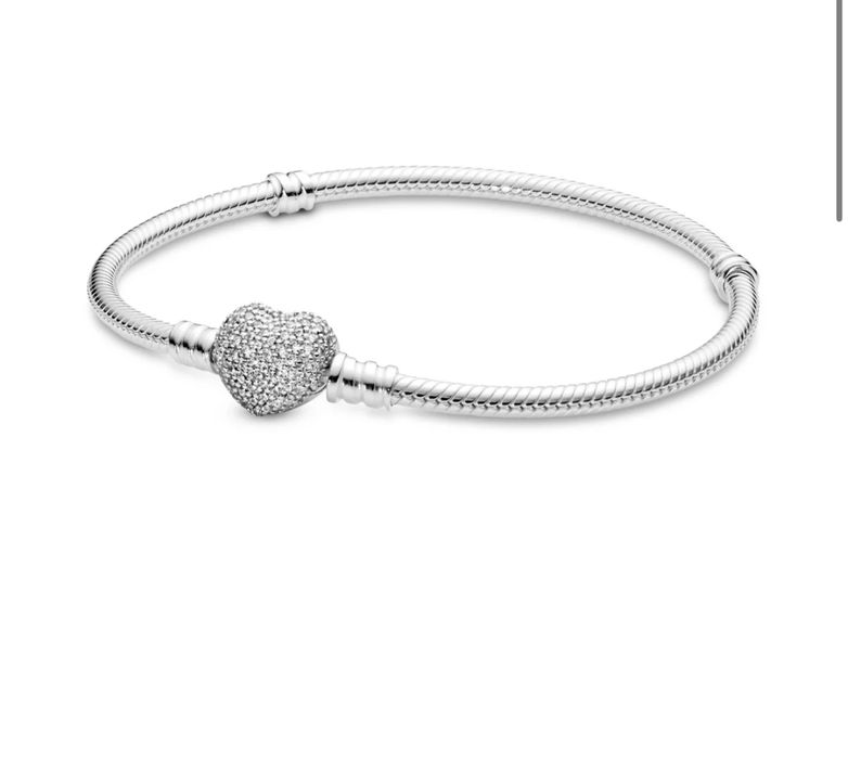 Pandora браслет с сердечком