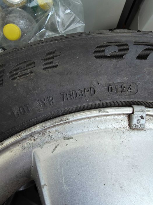 Jante r15 5x110 + 2 seturi de anvelope dot 24 ( vara + iarna)