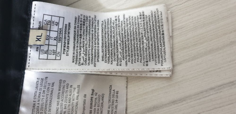 GUESS Mens Wool / Down Jacket Size XL ОРИГИНАЛ! Мъжко Зимно пухено Яке