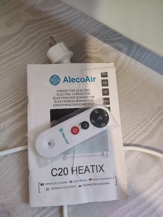 Convector electric AlecoAir C20 Heatix utilizat de câteva ori
