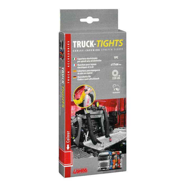 Чорап / калъф за спирални маркучи и кабели на тир, камион - 4 цвята