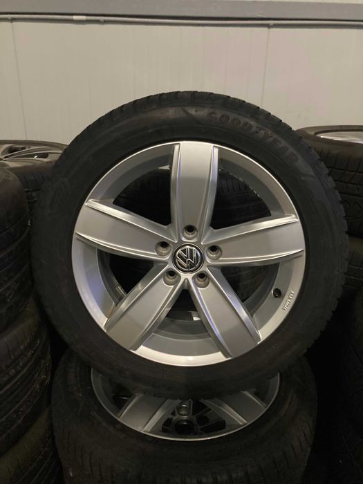 Jante VW Passat  Anvelope Iarna Goodyear 215 55 17