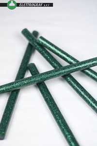 Batoane de lipit glitter verde(adeziv cu sclipici verde)