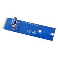 M.2 NGFF в PCI-E X16 USB3.0 Адаптер Riser Card Card Adapter
