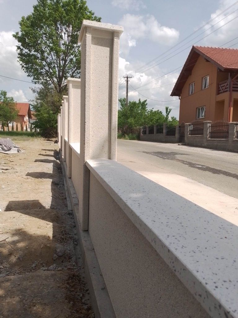 Gard din prefabricate mozaic