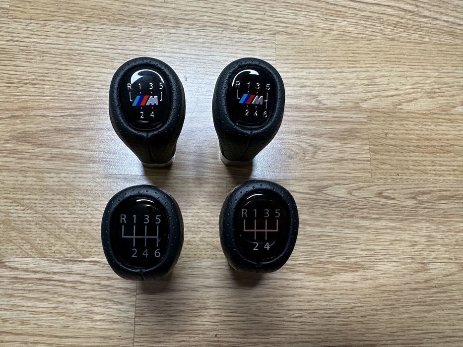 Nuca schimbator BMW scurta piele perforata seria 1 3 5 E46 E87 E90 E92