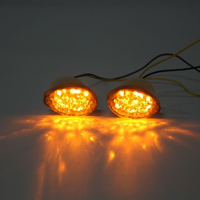 Set x2 Semnalizari LED Moto Atv Scuter Incorporate Carena Honda A051