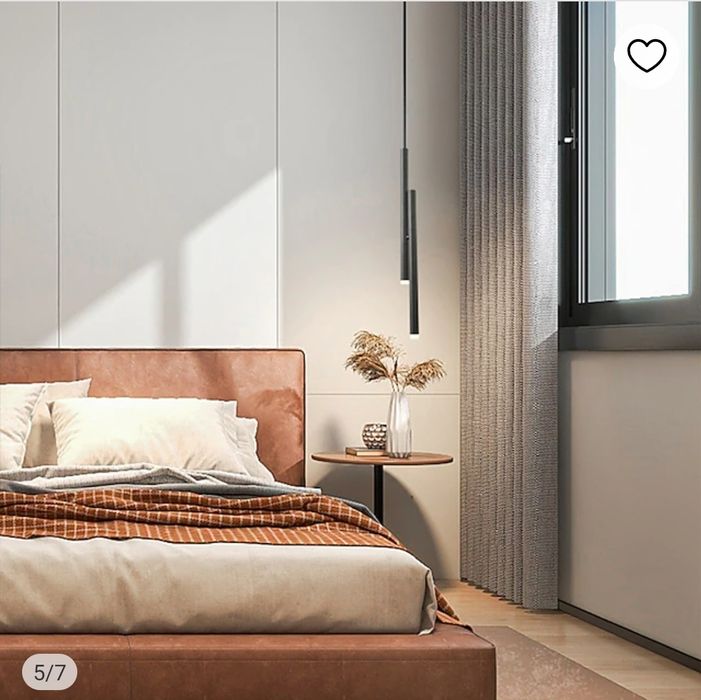 Corp iluminat, pendul led slim negru