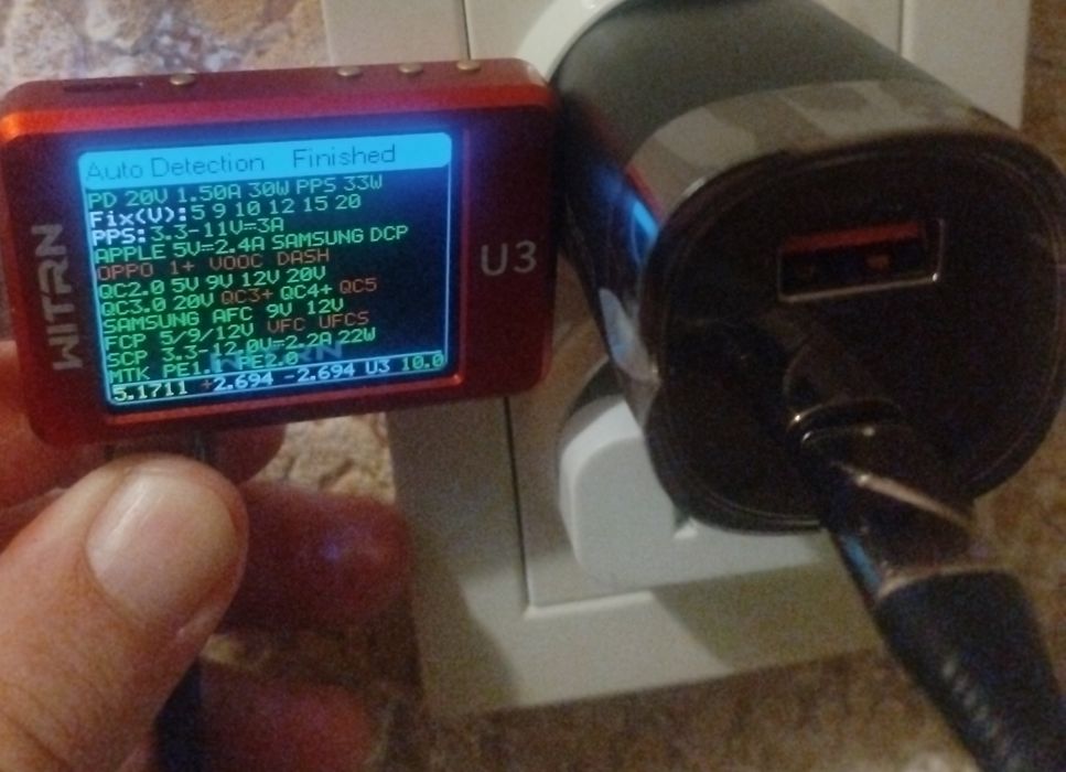 Най-доброто,компактно, универсално 33W зарядно, за различни смартфони!