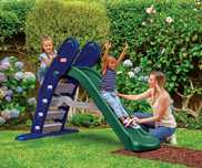 Голяма сглобяема пързалка Little Tikes, синьо и зелено