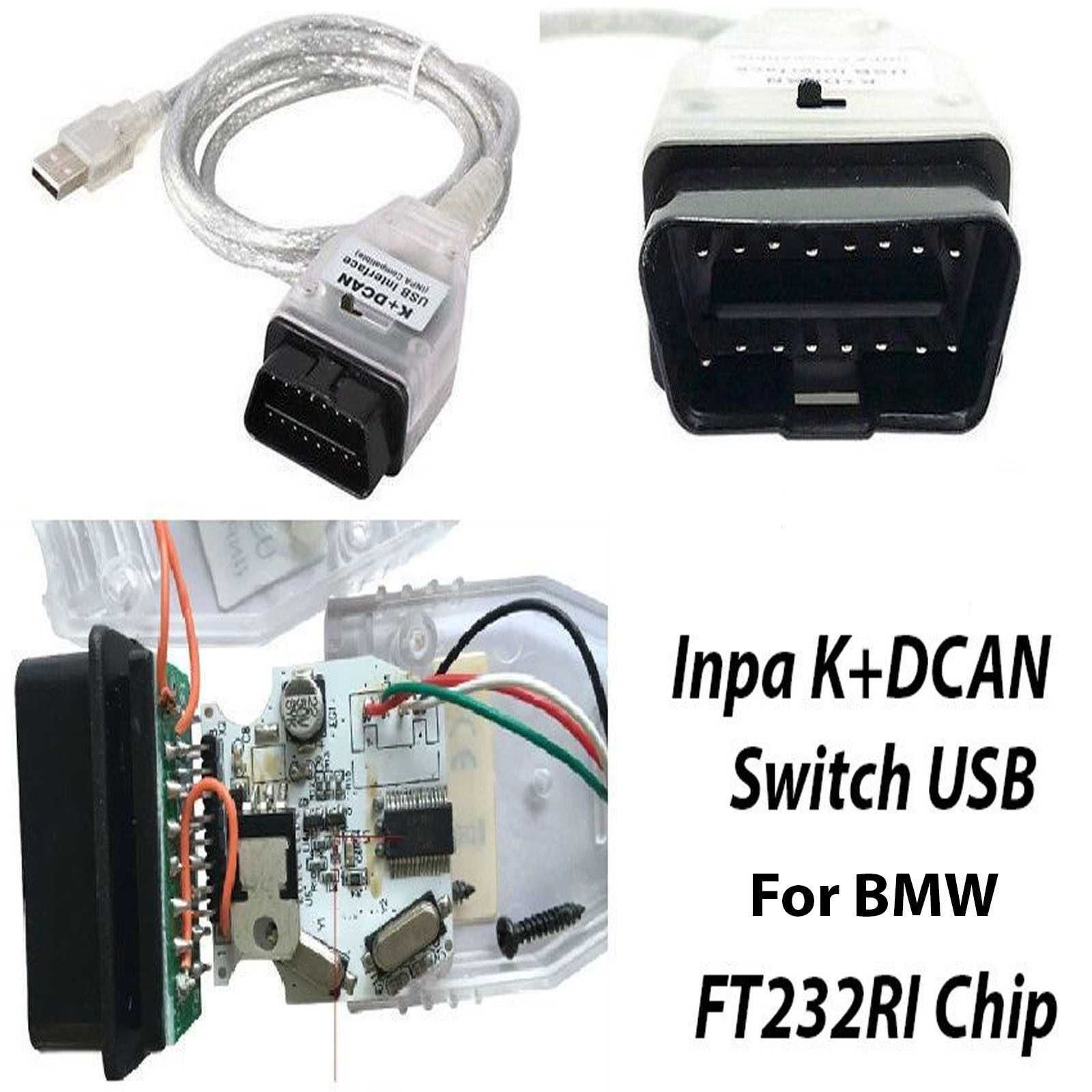 Adaptor 20p Diagnoza BMW SeriaE/F/G93-2018 ISTA INPA NCS Tester K+DCAN