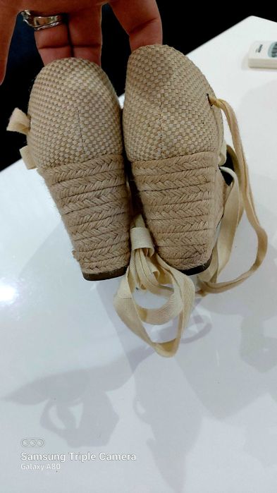 Sandale espadrile vara toc ortopedic