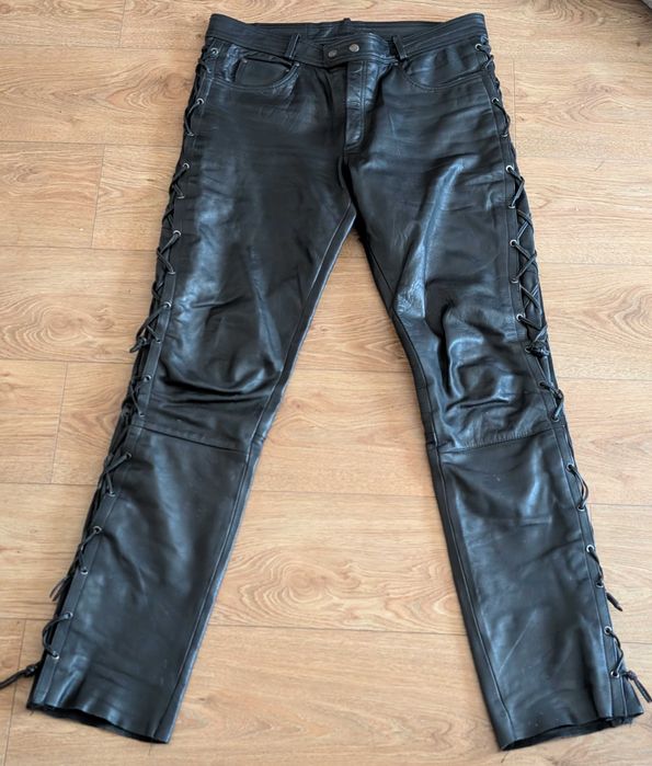 Pantaloni de dama Louis Exell / din piele / pt bikeri etc