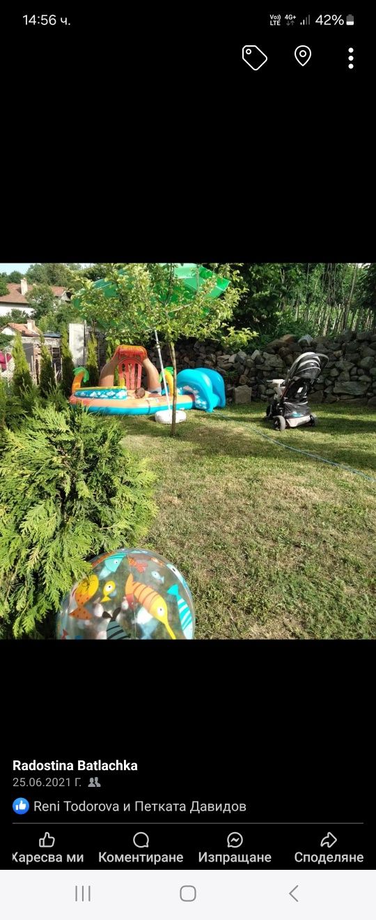 Детски басейн подходящ за малки деца, запазен