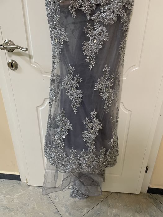 Официална дизайнерска поръчкова рокля + чанта LIZA KAIN