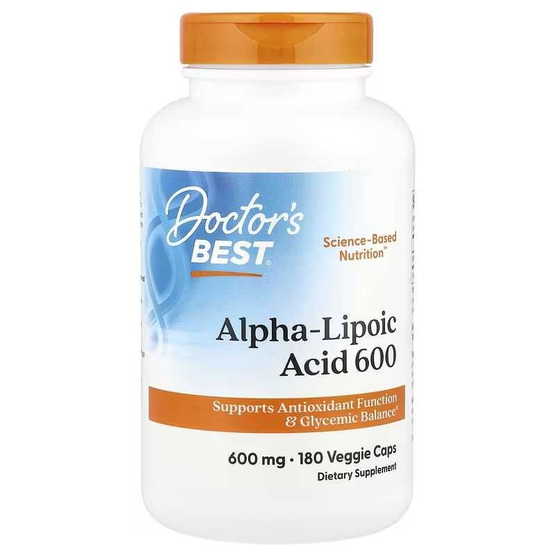 Doctor's Best Alpha Lipoic Acid альфа липоевая кислота Doctors Best