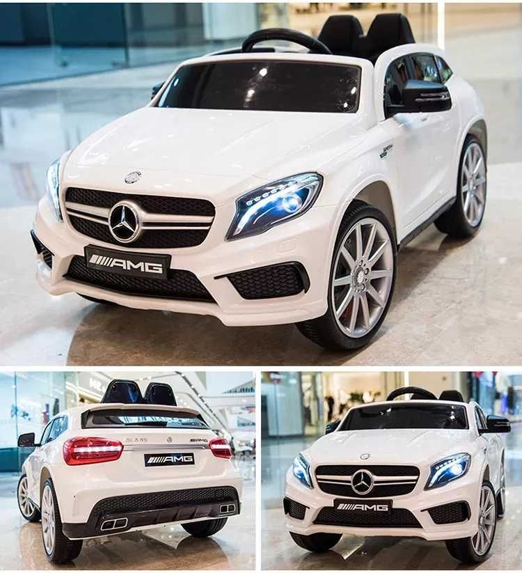 Акумулаторен джип Mercedes GLA45 12V батерия,MP3, с меки гуми