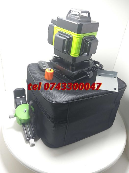 New  Nivela Laser  Raza Verde 4d 16 Linii Cu Telecomanda Fara Trepied