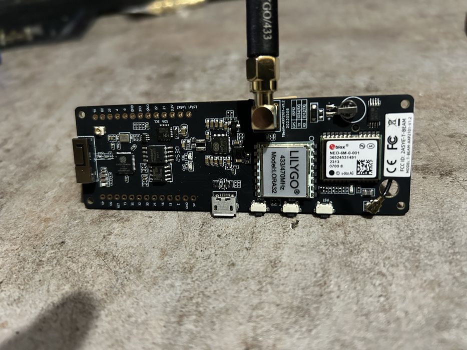 LILYGO TTGO T-Beam ESP32 LoRa Development Board 433MHz